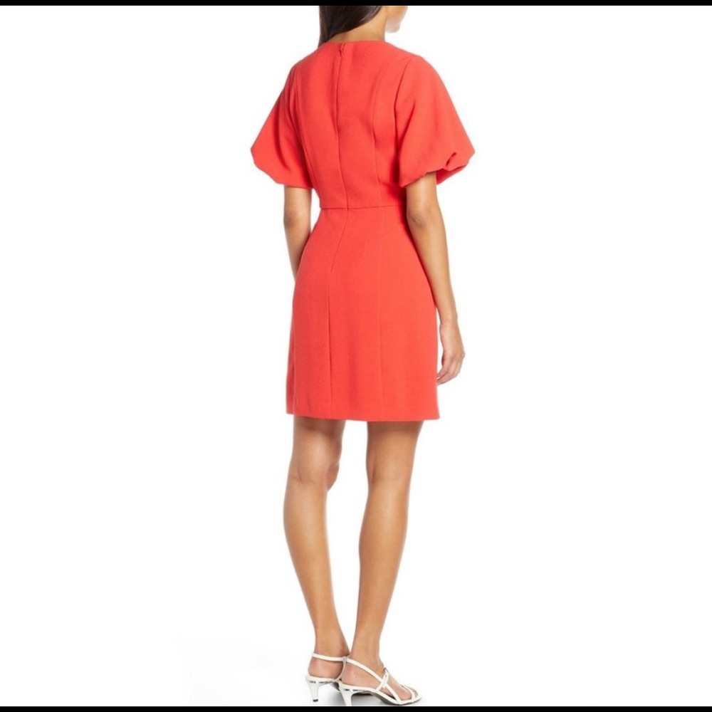 ❤️Eliza J Puff Sleeve Red Dress❤️ - Picture 2 of 6